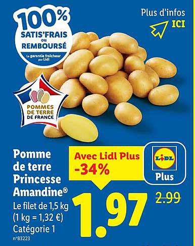 Pomme de terre Princesse Amandine®