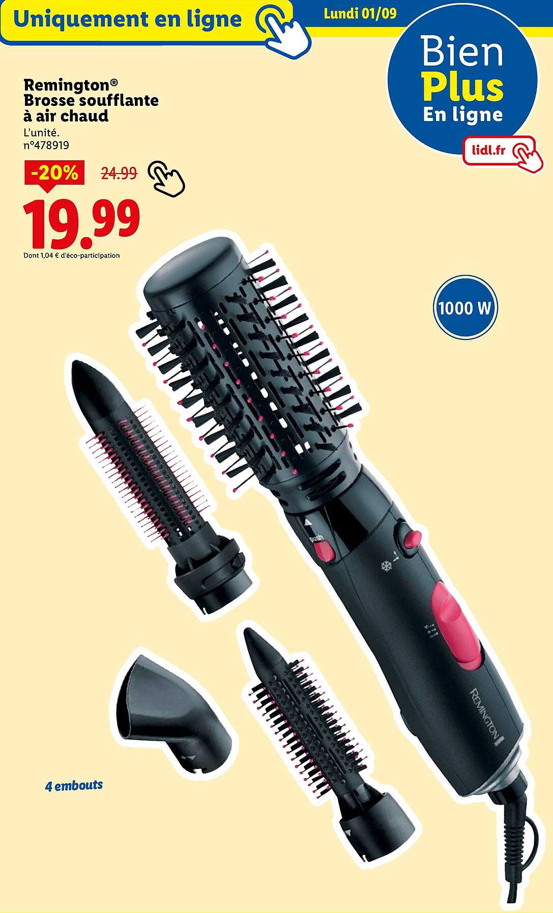 Remington® Brosse soufflante à air chaud