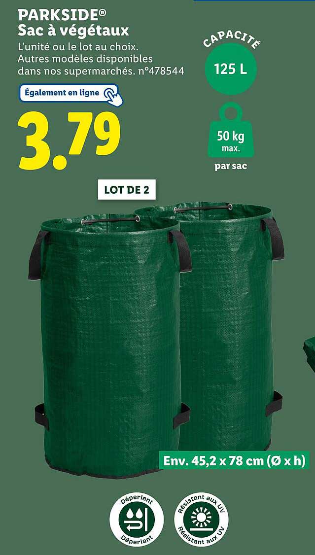 Sac à végétaux