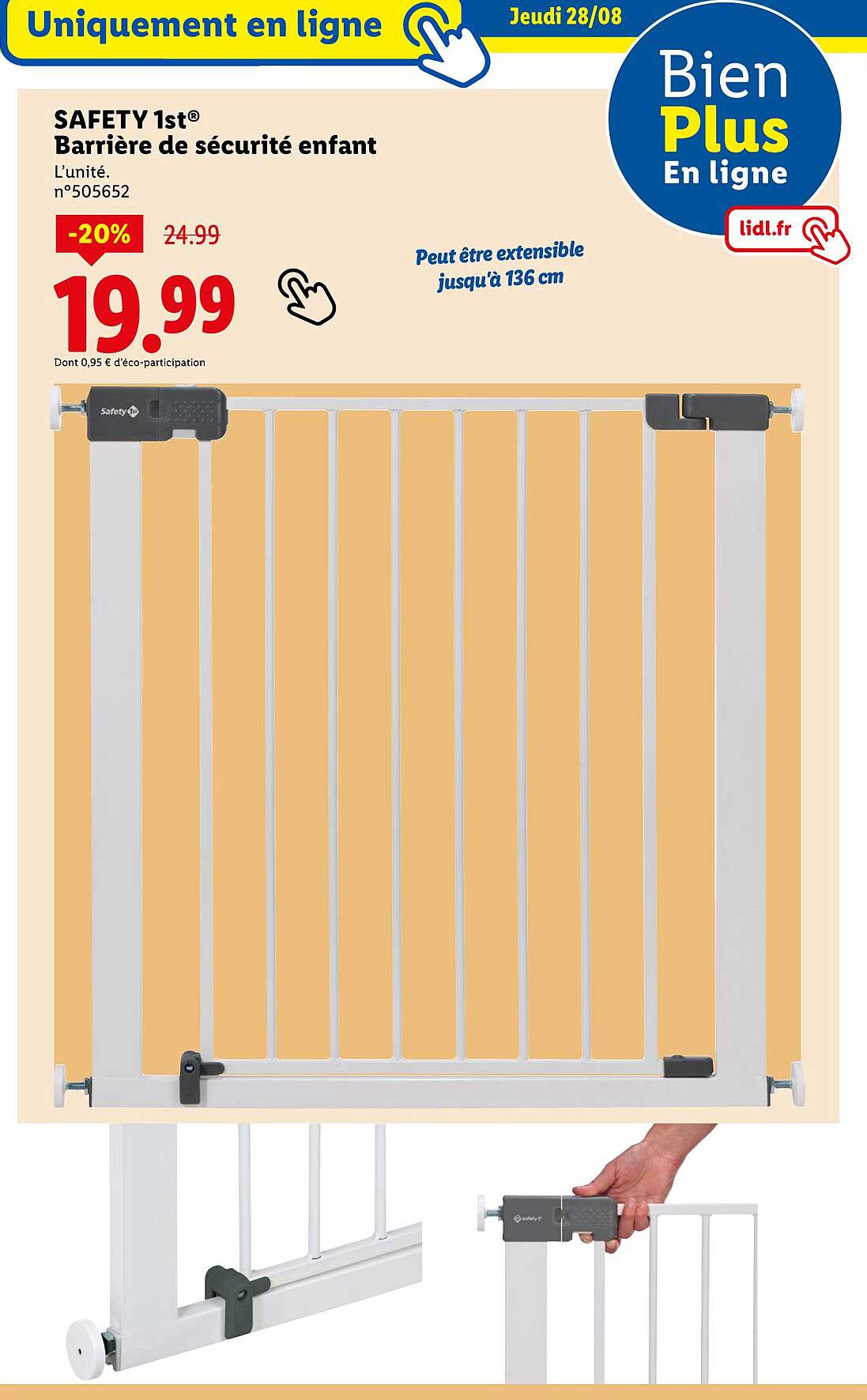 SAFETY 1st® Barrière de sécurité enfant