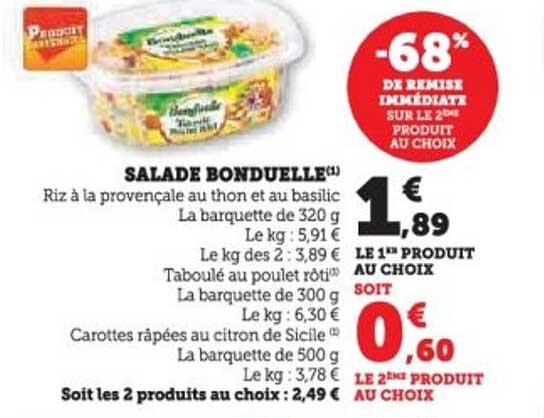 SALADE BONDUELLE