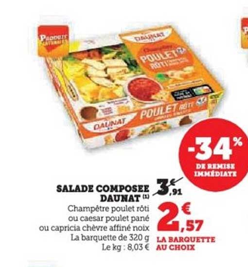 SALADE COMPOSÉE DAUNAT
