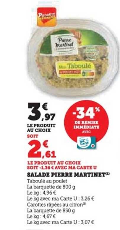 SALADE PIERRE MARTINET