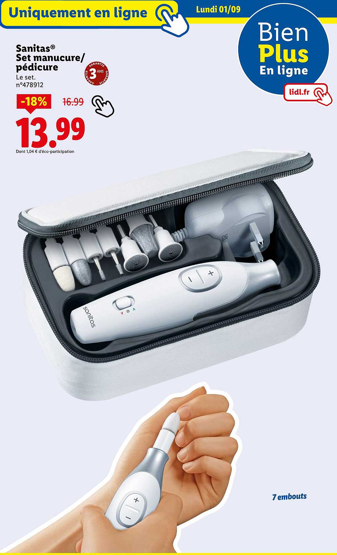 Sanitas® Set manucure/pédicure