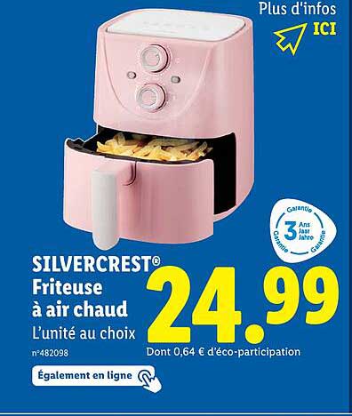 SILVERCREST® Friteuse à air chaud