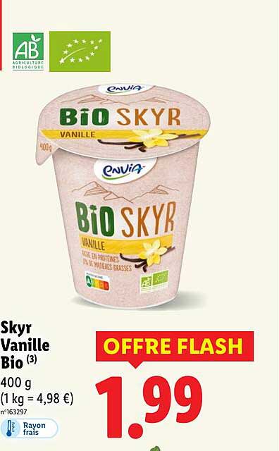 Skyr Vanille Bio