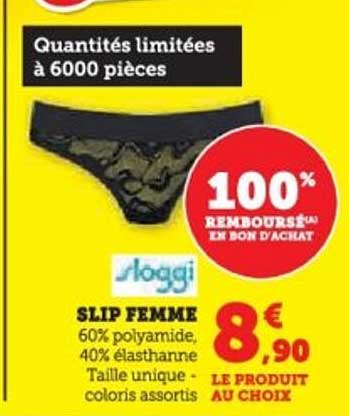 SLIP FEMME