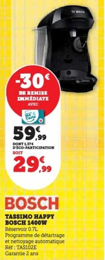 TASSIMO HAPPY BOSCH 1400W