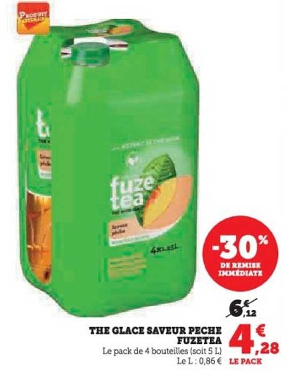 THE GLACE SAVEUR PECHE FUZE TEA