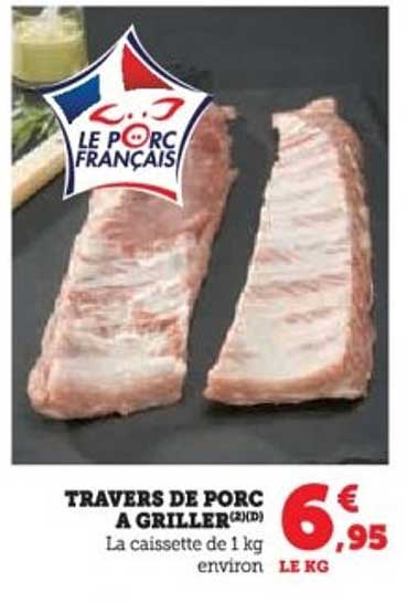 TRAVERS DE PORC A GRILLER
