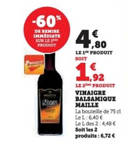 VINAGRE BALSAMIQUE MAILLE