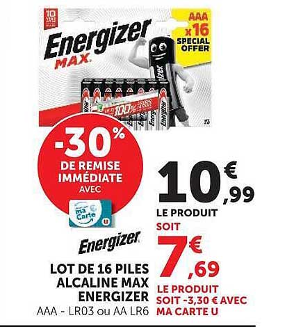 -30% DE REMISE IMMÉDIATE AVEC MA CARTE U