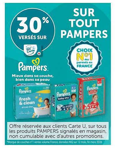 30% VERSÉS SUR SUR TOUT PAMPERS