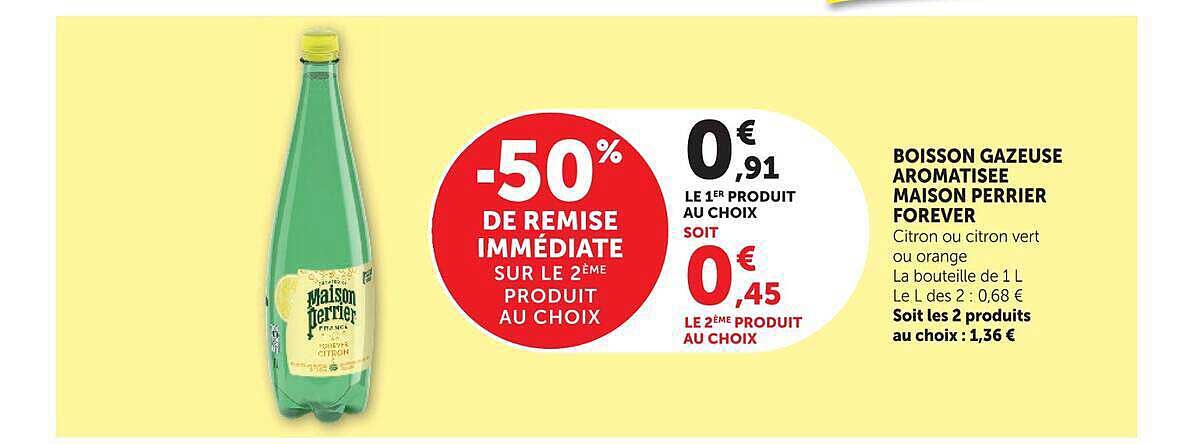 -50% DE REMISE IMMÉDIATE SUR LE 2ÈME PRODUIT AU CHOIX