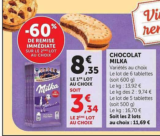 -60% DE REMISE IMMÉDIATE SUR LE 2ÈME LOT AU CHOIX