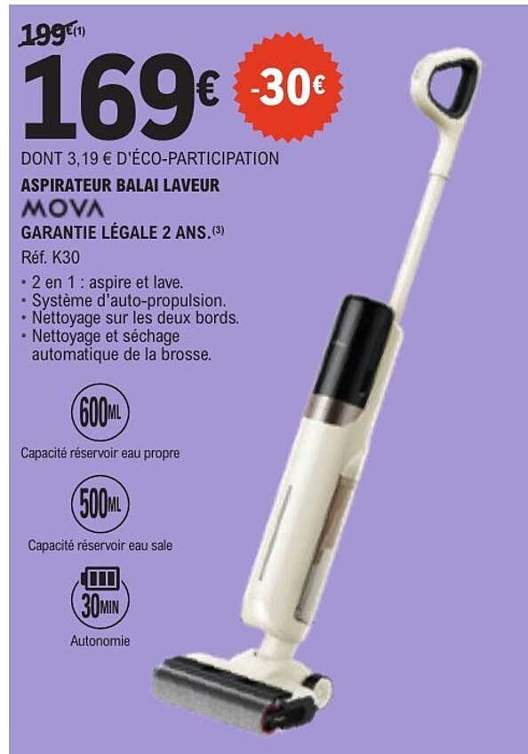 ASPIRATEUR BALAI LAVEUR MOVA