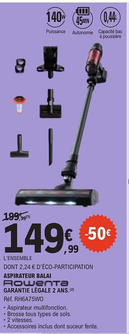 ASPIRATEUR BALAI Rowenta