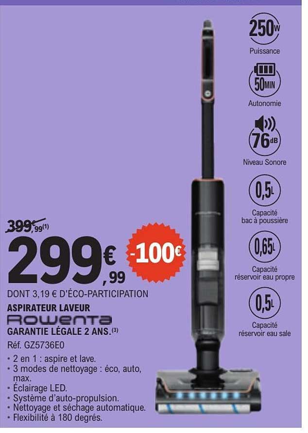 ASPIRATEUR LAVEUR ROWENTA
