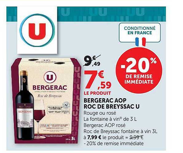 BERGERAC AOP ROC DE BREYSSAC U