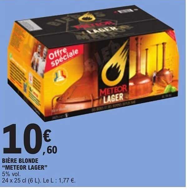 BIÈRE BLONDE “METEOR LAGER”