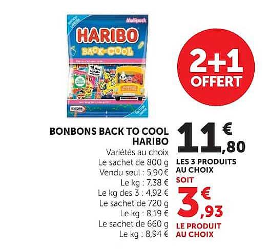 BONBONS BACK TO COOL HARIBO