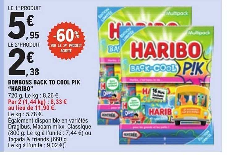 BONBONS BACK TO COOL PIK "HARIBO"