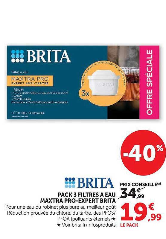 BRITA MAXTRA PRO EXPERT ANTI-TARTRE