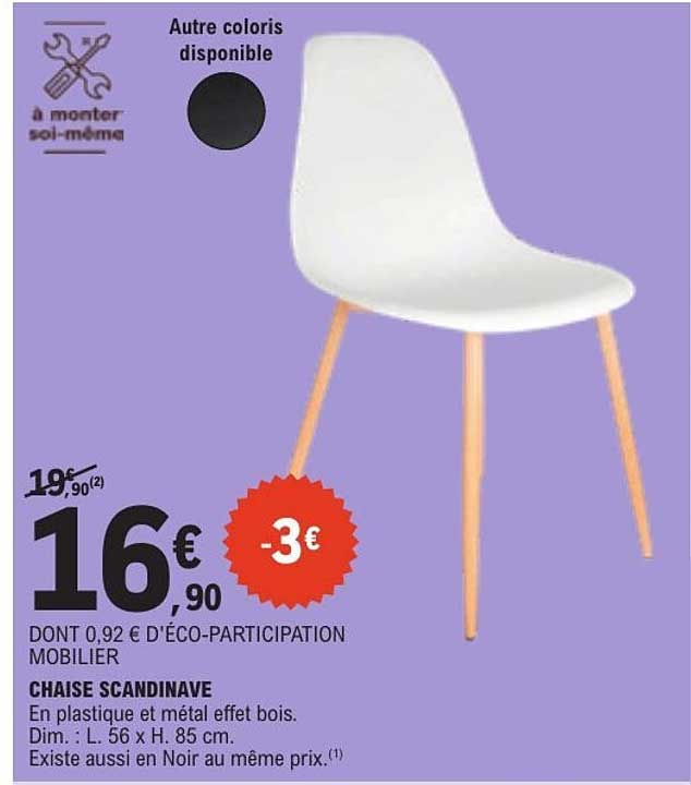 CHAISE SCANDINAVE