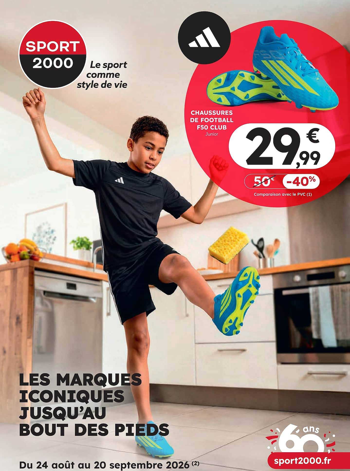 CHAUSSURES DE FOOTBALL F50 CLUB Junior