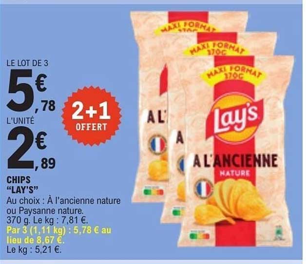 CHIPS "LAY'S"