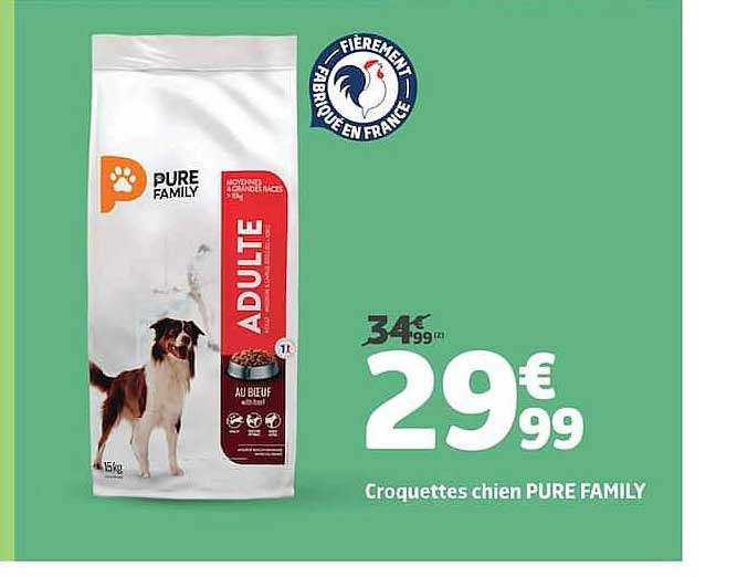 Croquettes chien PURE FAMILY