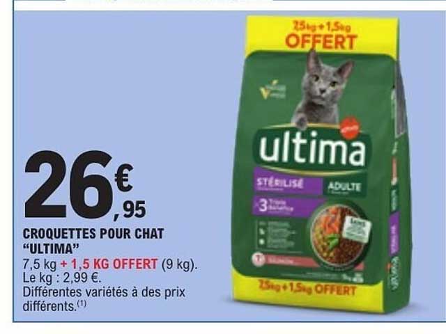 CROQUETTES POUR CHAT “ULTIMA”