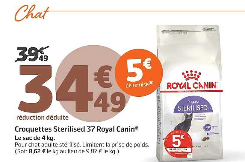 Croquettes Sterilised 37 Royal Canin®