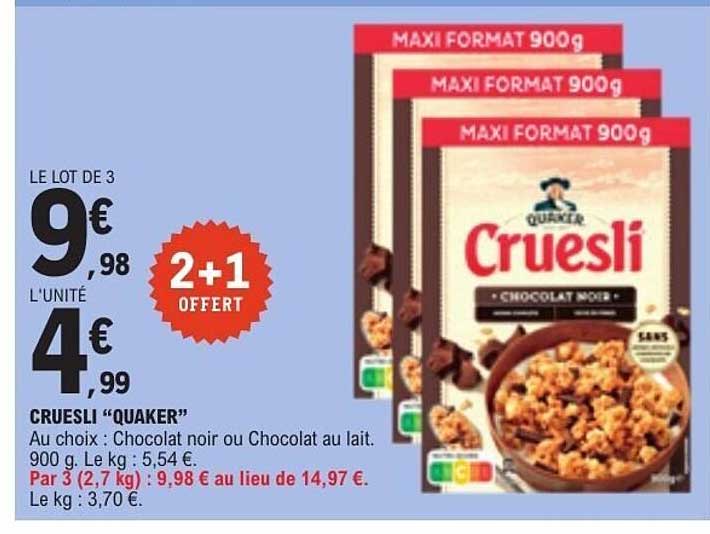 CRUESLI “QUAKER”