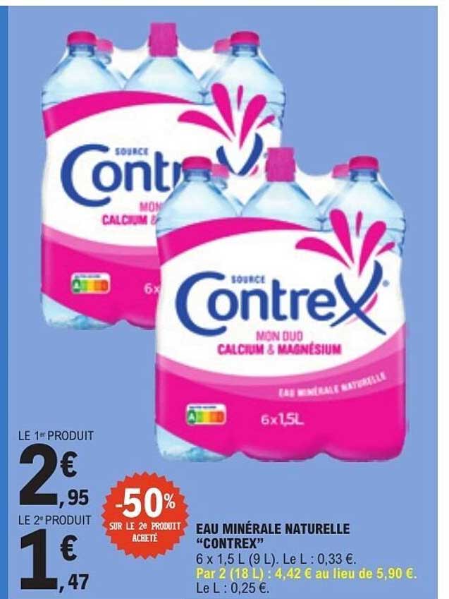 EAU MINÉRALE NATURELLE “CONTREX”