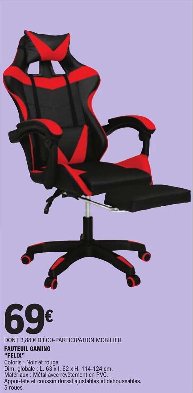 FAUTEUIL GAMING “FELIX”