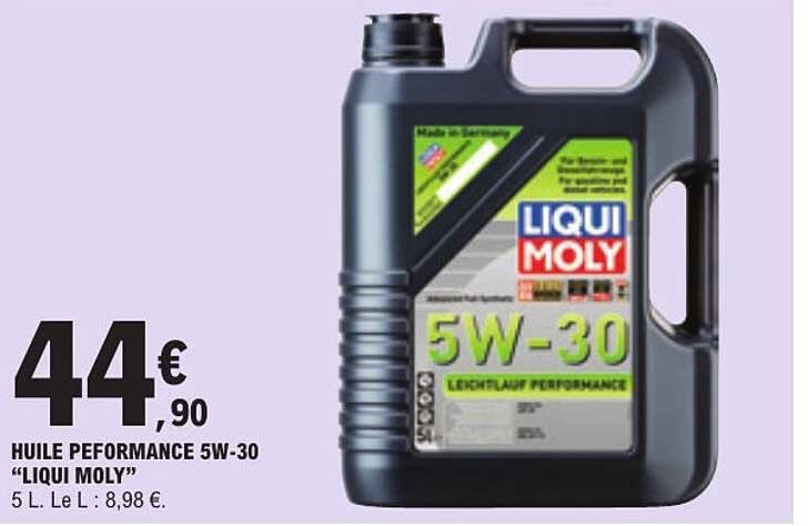 HUILE PEFORMANCE 5W-30 “LIQUI MOLY”
