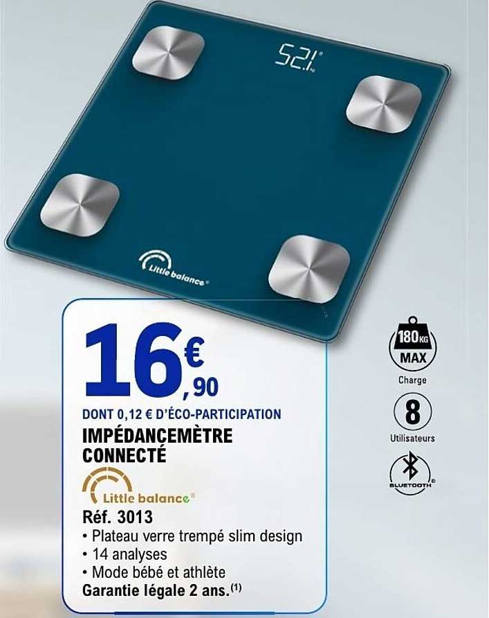IMPÉDANCEMÈTRE CONNECTÉ