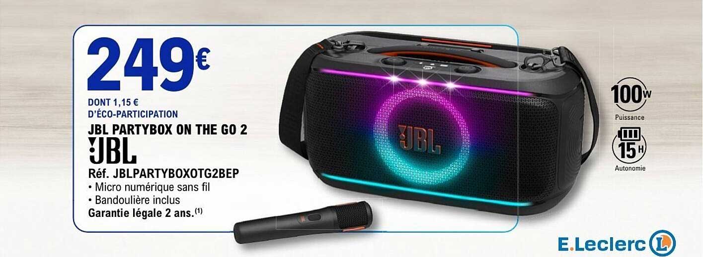 JBL PARTYBOX ON THE GO 2