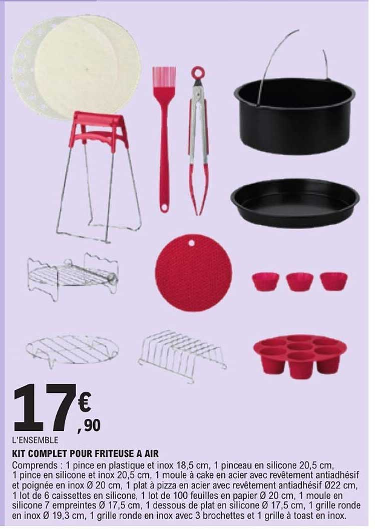 KIT COMPLET POUR FRITEUSE A AIR