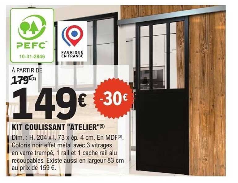 KIT COULISSANT "ATELIER"