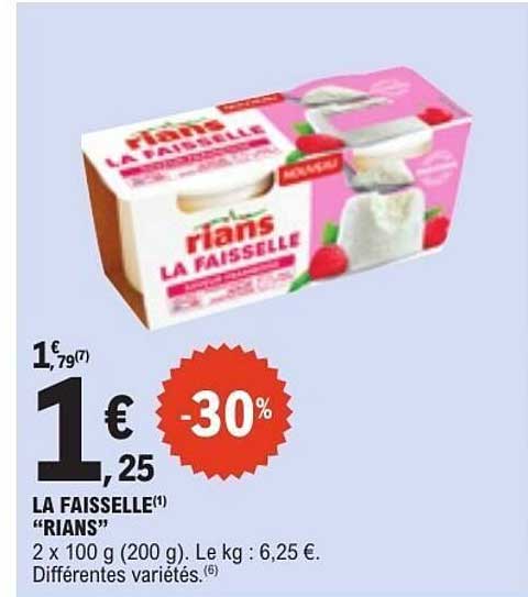 LA FAISSELLE “RIANS”
