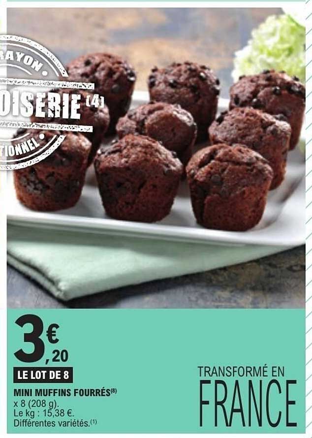 MINI MUFFINS FOURRÉS
