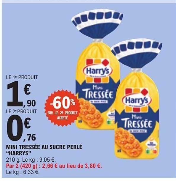MINI TRESSÉE AU SUCRE PERLÉ "HARRY'S"