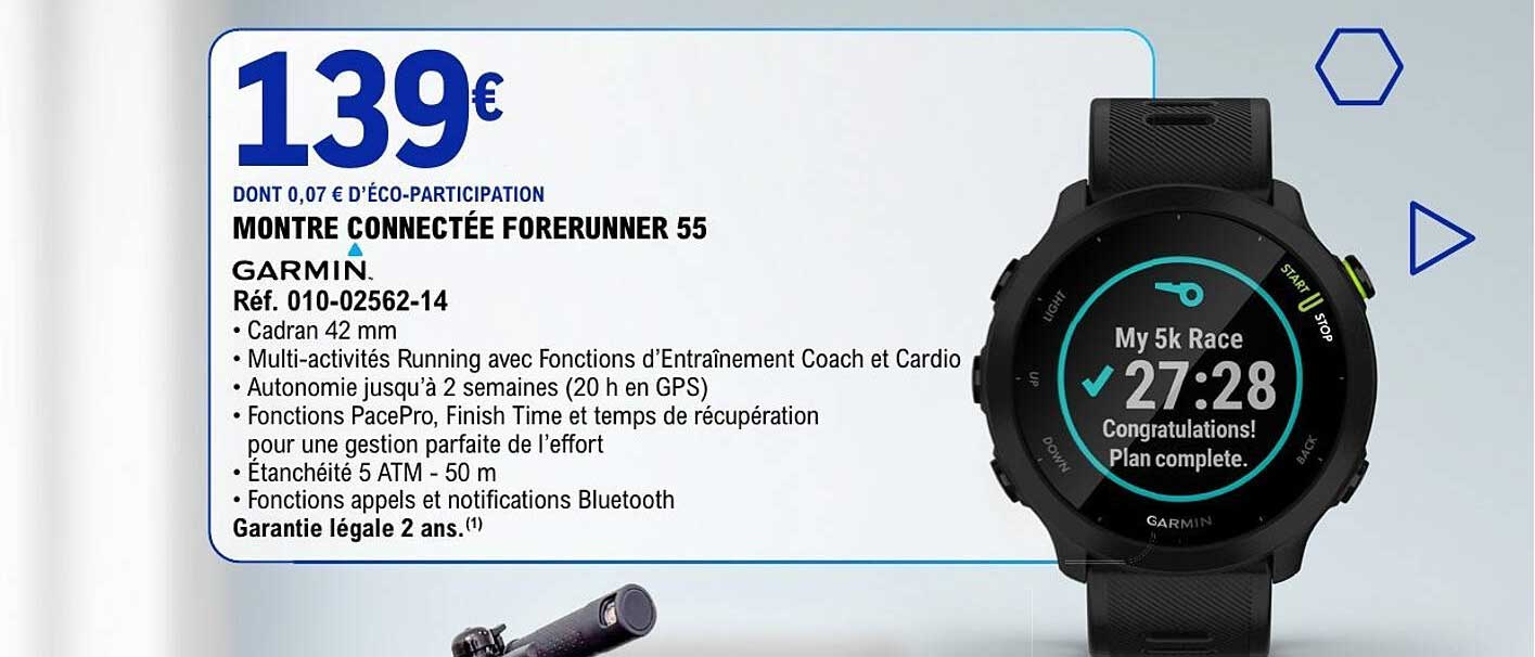 MONTRE CONNECTÉE FORERUNNER 55