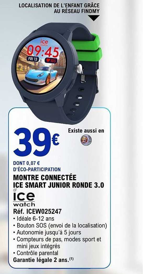MONTRE CONNECTÉE ICE SMART JUNIOR RONDE 3.0