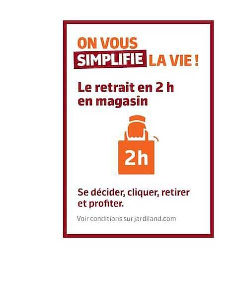 ON VOUS SIMPLIFIE LA VIE ! Le retrait en 2 h en magasin