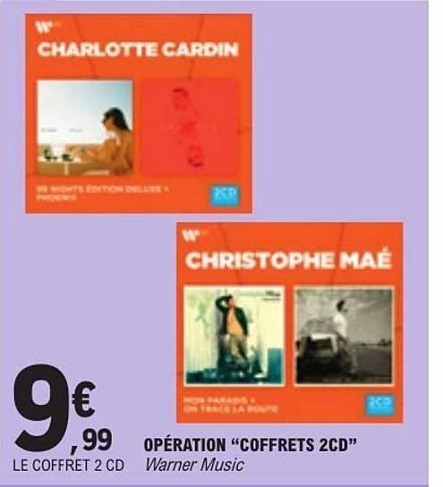 OPÉRATION “COFFRETS 2CD”