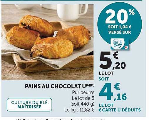 PAINS AU CHOCOLAT U(6)(D)
