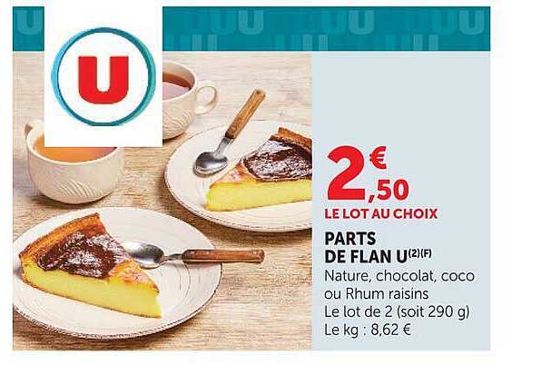 PARTS DE FLAN U(2)(F)